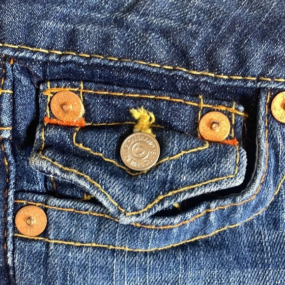 True Religion Joey Twisted Seam Flared Jeans - Picture 7 of 7